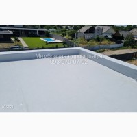 Облаштування плоского даху з ПВХ мембрани