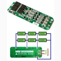 Контроллер заряда BMS 3S 20A 12.6V балансир Li-Ion 18650