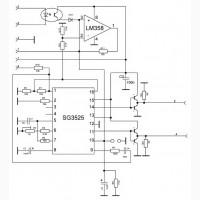 Модуль генератор и драйвер для инвертора на SG3525 и LM358