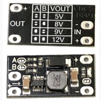 Повышающий DC-DC преобразователь 2.5-12В - 5/8/9/12В